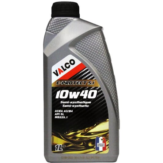 Моторное масло Valco C-PROTECT 5.1 10W-40 1 л на Daihatsu Trevis