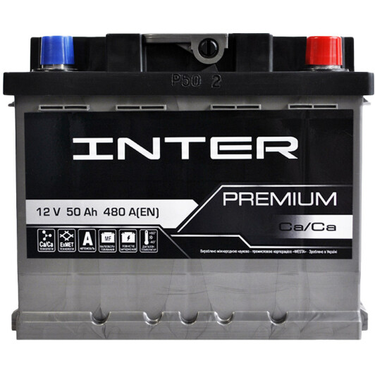 Аккумулятор Inter 6 CT-50-R Premium 4820219073666