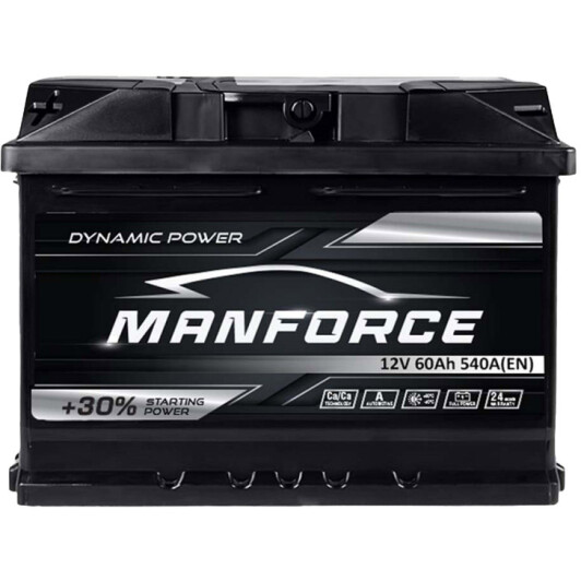 Аккумулятор MANFORСE 6 CT-60-L Dynamic Power 5502492