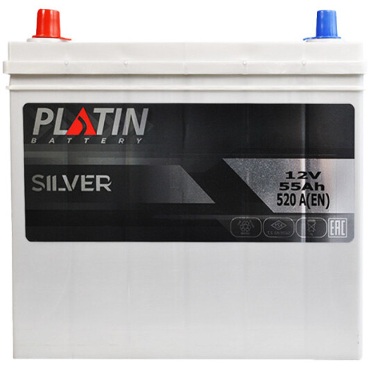 Аккумулятор Platin 6 CT-55-L Silver 55023955502420kalin