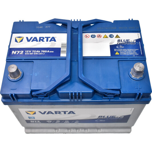 Акумулятор Varta 6 CT-72-R Blue Dynamic EFB 572501076