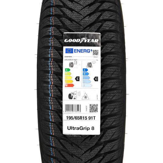 Шина Goodyear UltraGrip 8 195/65 R15 91T