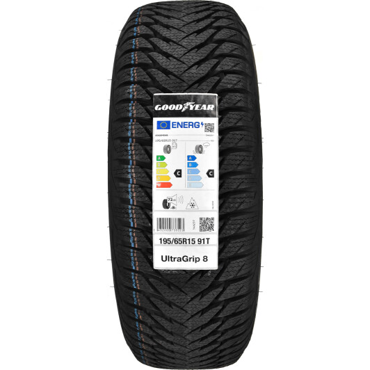 Шина Goodyear UltraGrip 8 195/65 R15 91T