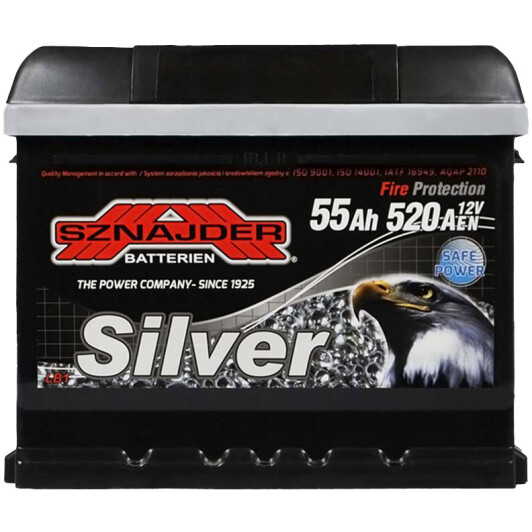 Акумулятор SZNAJDER 6 CT-55-R Silver 55587