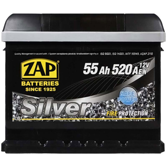 Аккумулятор ZAP 6 CT-55-R Silver 55587Z