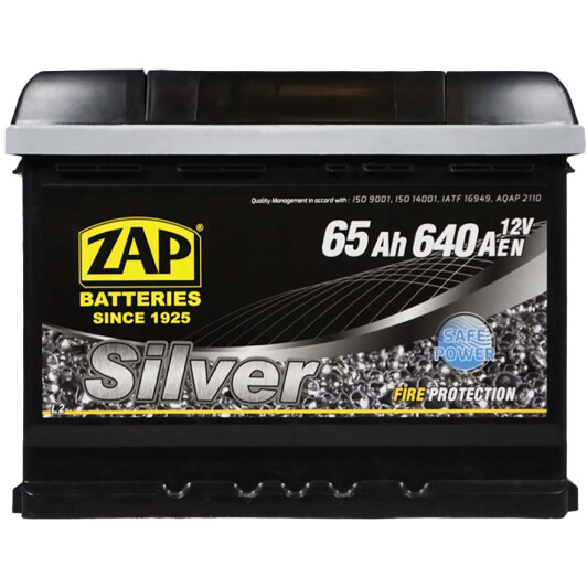Аккумулятор ZAP 6 CT-65-R Silver 56583Z