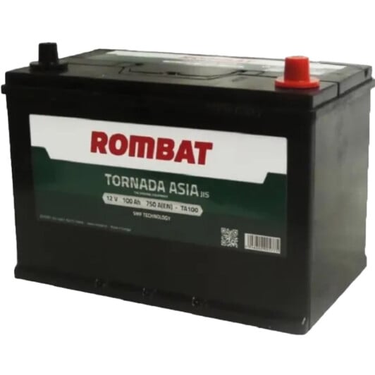 Аккумулятор Rombat 6 CT-100-R Tornada Asia TA100