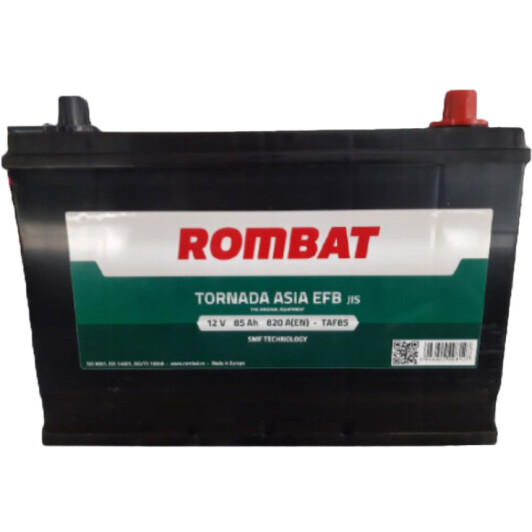 Акумулятор Rombat 6 CT-85-R Tornada Asia TAF85