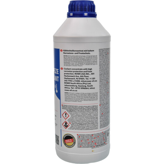 Rowe Hightec Antifreeze AN G11 синий концентрат антифриза