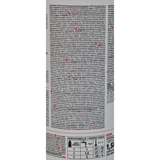 Rowe Hightec Antifreeze AN G11 синий концентрат антифриза