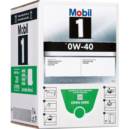 Масло Mobil 1 FS 0W-40 20 (box) л на Porsche Cayenne