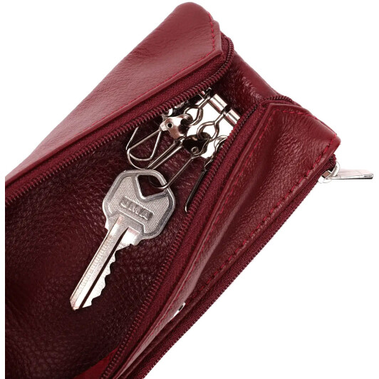 Ключница ST Leather 22508 бордовый