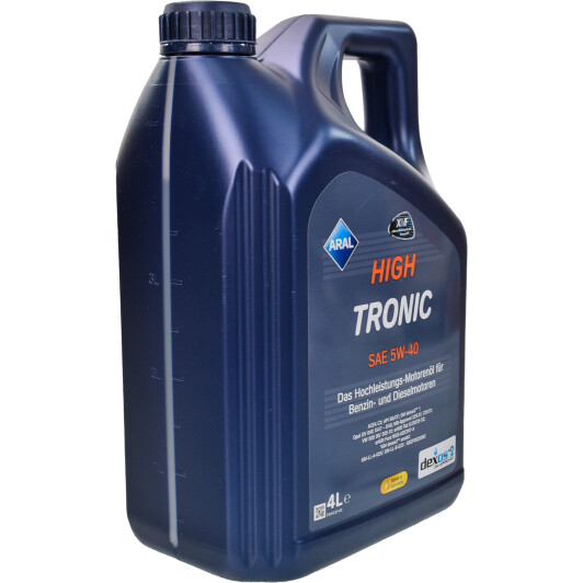 Олива Aral HighTronic 5W-40 для Mitsubishi Pajero 4 л на Mitsubishi Pajero