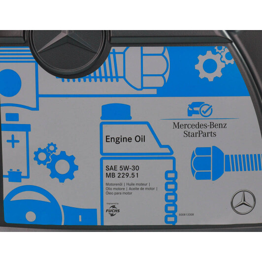 Масло Mercedes-Benz MB 229.51 5W-30 5 л на Mitsubishi Pajero