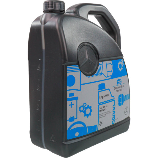 Масло Mercedes-Benz MB 229.51 5W-30 5 л на Mitsubishi Pajero