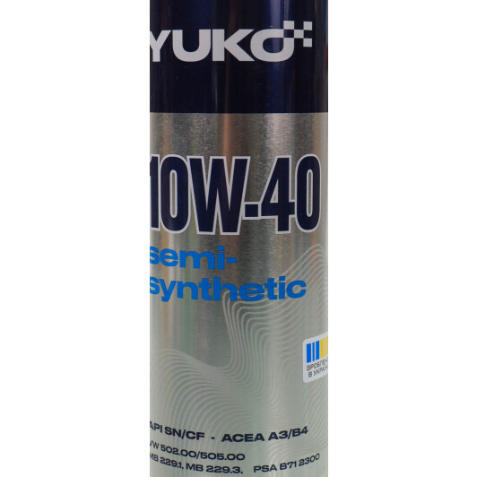 Масло Yuko Semisynthetic 10W-40 1 л на Porsche Cayenne