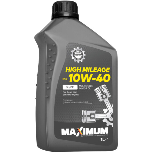 Масло Maximum High Mileage 10W-40 1 л на Porsche Cayenne