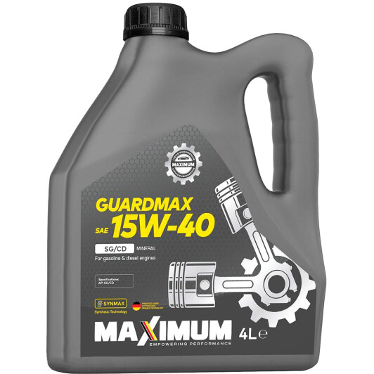 Масло Maximum GuardMax 15W-40 4 л на MINI Cooper