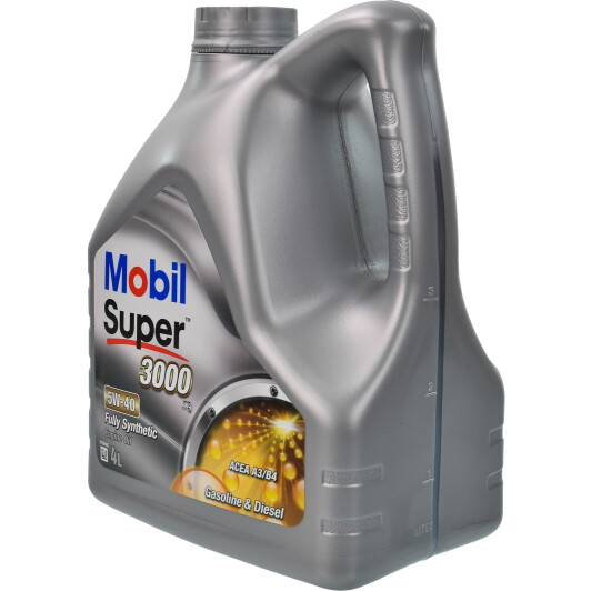 Масло Mobil Super 3000 X1 5W-40 для Porsche Cayenne 4 л на Porsche Cayenne