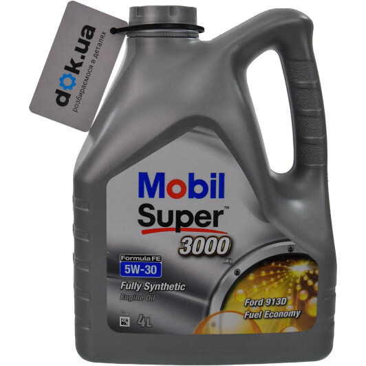 Масло Mobil Super 3000 X1 Formula FE 5W-30 4 л на Porsche Cayenne