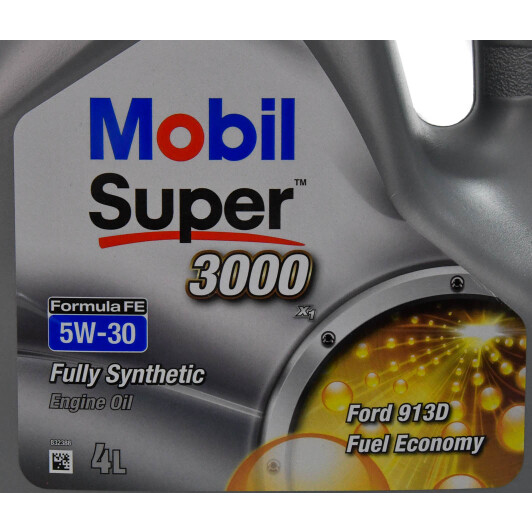 Масло Mobil Super 3000 X1 Formula FE 5W-30 4 л на Porsche Cayenne
