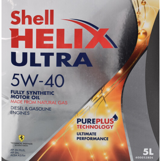 Масло Shell Helix Ultra 5W-40 5 л на Mercedes A-Class