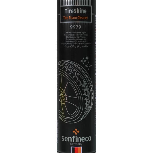 Чернитель шин Senfineco Tire Shine Foam Cleaner 9979 650 мл