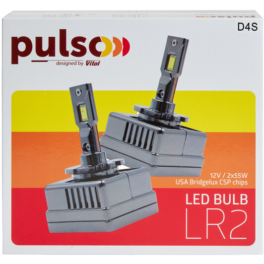 Автолампа Pulso Pulso LR2 D4S 55 W белый LR2-D4S