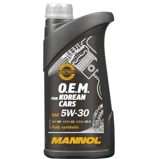 Моторна олива Mannol O.E.M. For Korean Cars 5W-30 1 л на Dodge Ram Van