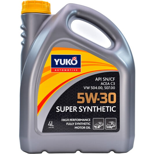 Моторное масло Yuko Super Synthetic C3 5W-30 4 л на Kia Soul