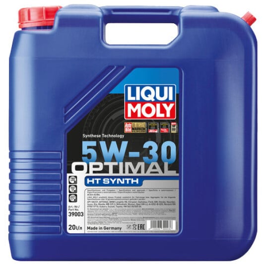 Моторное масло Liqui Moly Optimal HT Synth 5W-30 20 л на Honda Stream