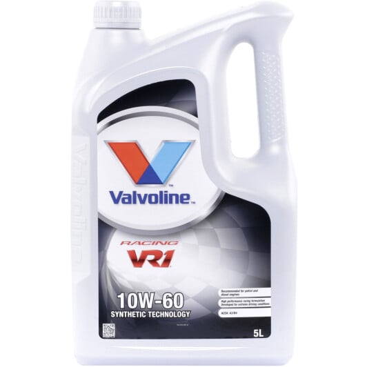Моторное масло Valvoline VR1 Racing 10W-60 5 л на Renault Trafic