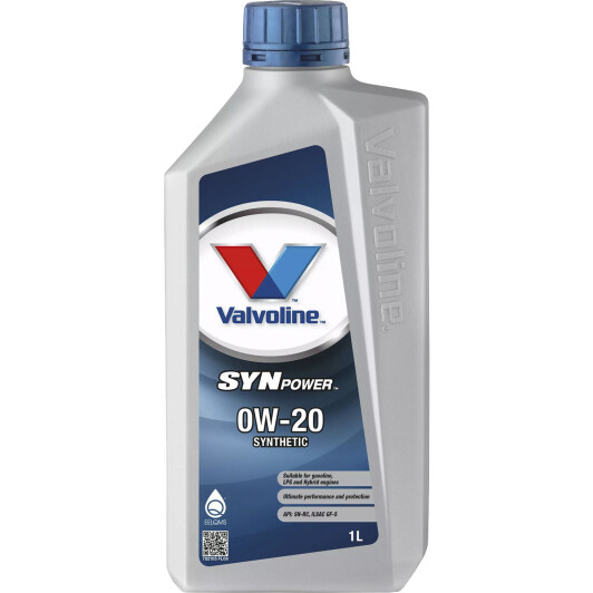 Моторное масло Valvoline SynPower 0W-20 1 л на Opel Vivaro