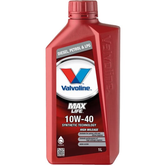 Моторное масло Valvoline MaxLife 10W-40 1 л на Chevrolet Astra