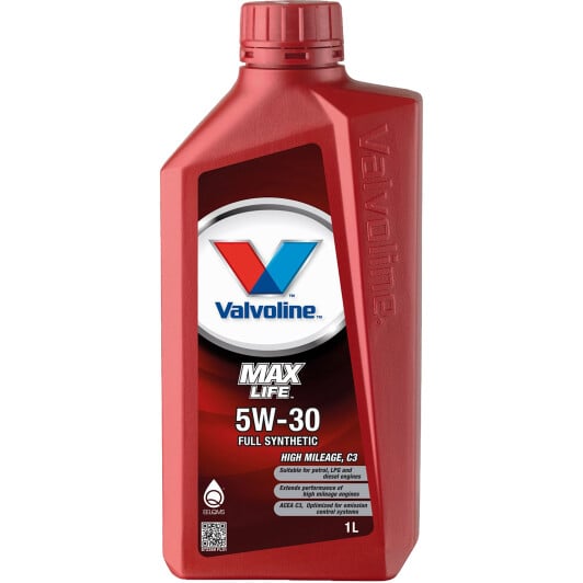 Моторное масло Valvoline MaxLife C3 5W-30 1 л на Chevrolet Caprice