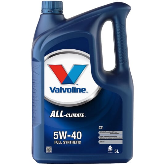 Моторное масло Valvoline All-Climate C3 5W-40 5 л на Toyota Hiace