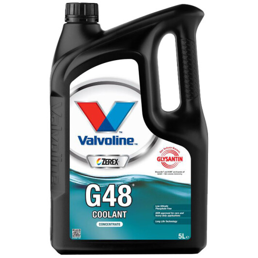 Valvoline Zerex G48 G11 сине-зеленый концентрат антифриза (5 л) 5 л