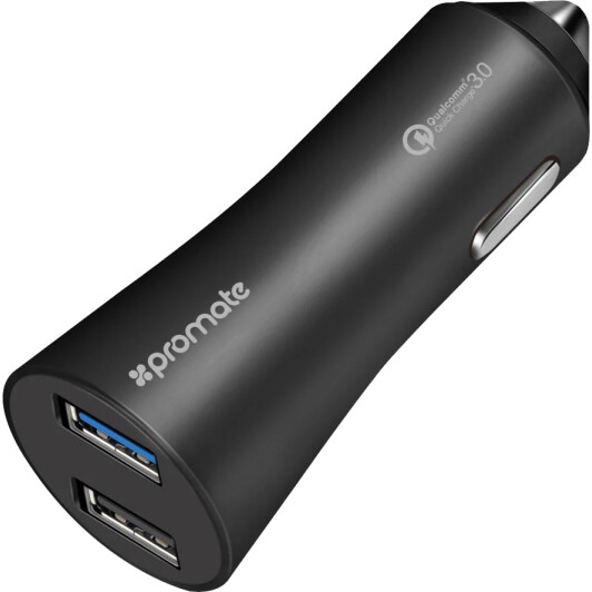 Usb зарядка в авто Promate Robust-QC3 ROBUSTQC3BLACK