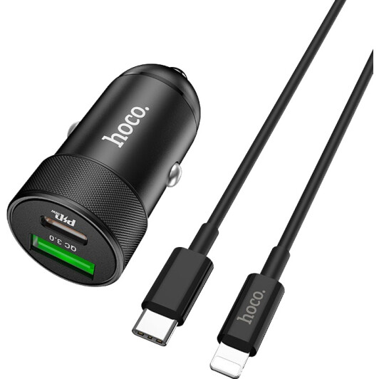 Usb зарядка в авто Hoco Z32B 721174
