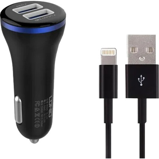 Usb зарядка в авто LDNIO DL-C23 00000050888