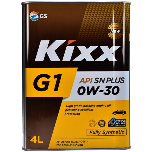 Моторное масло Kixx G1 SN Plus 0W-30 4 л на Chevrolet Trans Sport
