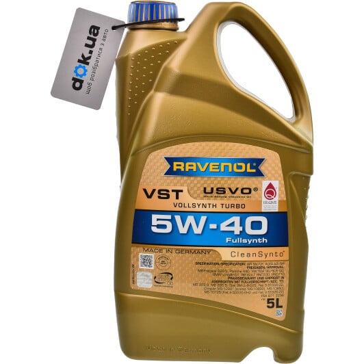 Моторное масло Ravenol VST 5W-40 5 л на Toyota Matrix
