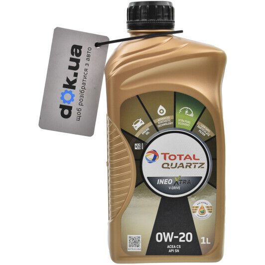 Моторное масло Total Quartz Ineo Xtra V-Drive 0W-20 1 л на BMW 2 Series