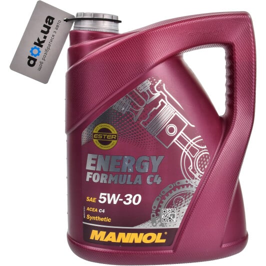Моторна олива Mannol Energy Formula C4 5W-30 5 л на Peugeot 308