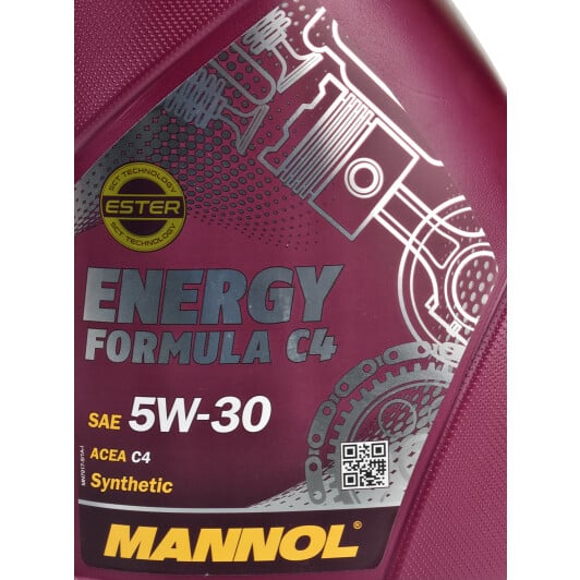 Моторное масло Mannol Energy Formula C4 5W-30 5 л на Dacia Supernova