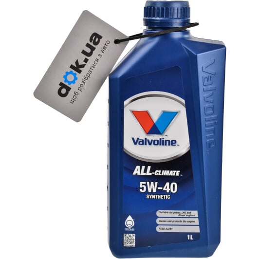Моторна олива Valvoline All-Climate 5W-40 1 л на Ford Cougar