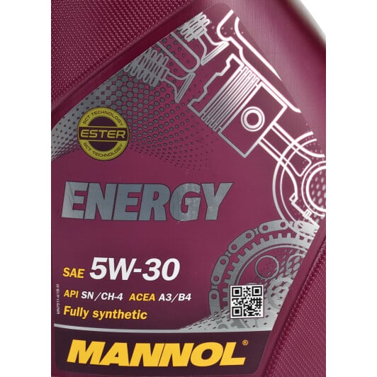 Моторное масло Mannol Energy 5W-30 4 л на Ford B-Max