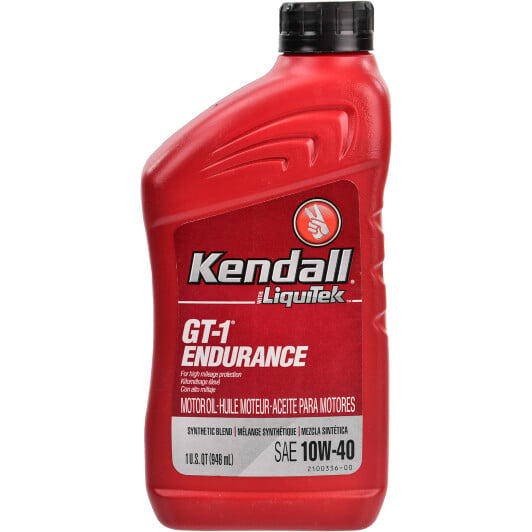 Моторное масло Kendall GT-1 Endurance with LiquiTek 10W-40 0,95 л на Dodge Caravan