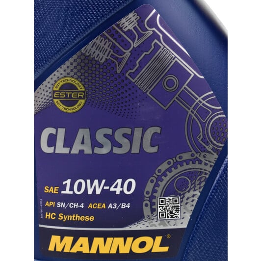 Моторное масло Mannol Classic 10W-40 4 л на Nissan Tiida