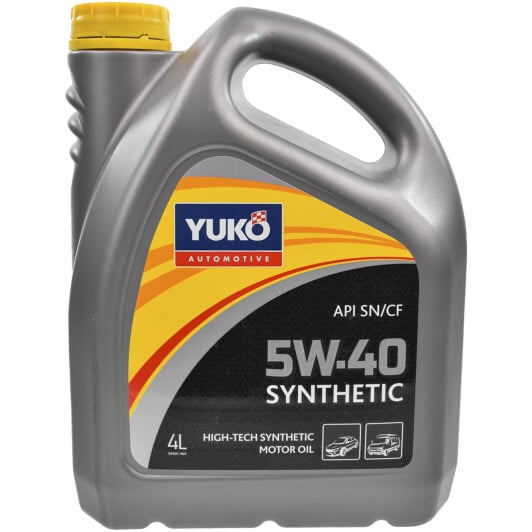 Моторна олива Yuko Synthetic 5W-40 4 л на Volkswagen Touran